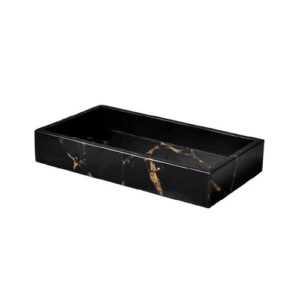 Buy Bathroom Set of 6 With Black Obsidian Agate Stone Art Bathroom Accessories