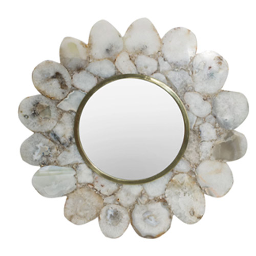 agate wall mirror