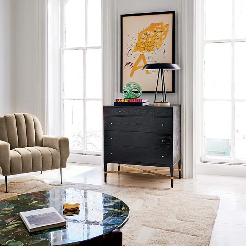 agate table for living room decor round shape furniture - Image 5