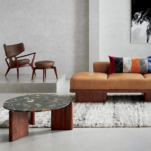 agate table for living room decor round shape furniture - Image 4