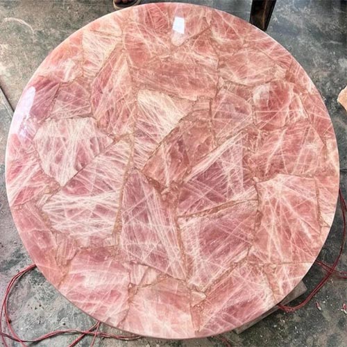 Rose quartz Table