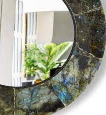 Labradorite Wall Mirror For Kitchen And Bathroom Décor Furniture For Handmade
