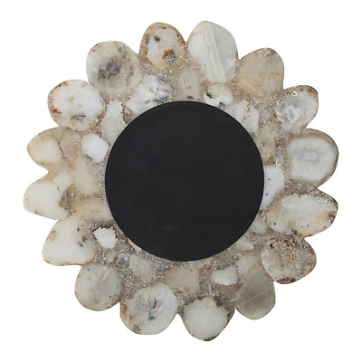 Agate White Wall Mirror For Handmade Kitchen Décor Furniture For Interior - Image 2