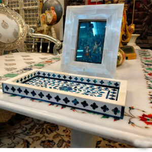 Selenite Photo Frame Real Crystal Stone Home Decor Christmas Gift