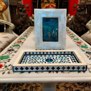 Selenite Photo Frame Real Crystal Stone Home Decor Christmas Gift