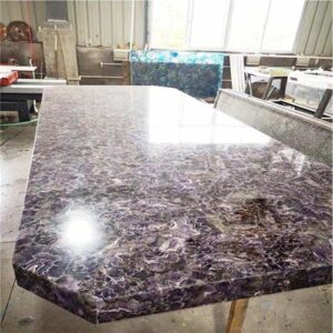 Purple Amethyst Countertop For Kitchen Decor Handmade Furniture