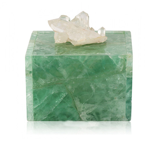 Green agate tissue box