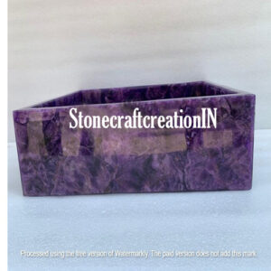 Buy Natural amethyst Bathroom Sink For Modern Interior Handmade Home Decor Furniture